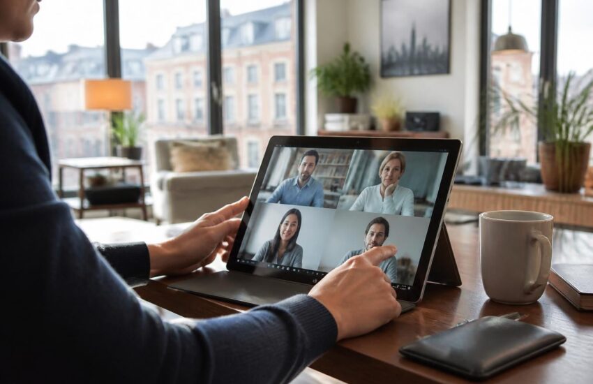 découvrez une tablette windows 11 idéale pour vos rendez-vous à distance, offrant une expérience de visioconférence fluide et sans coupure.